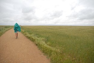 pioggia...e vento sulla Mesetas